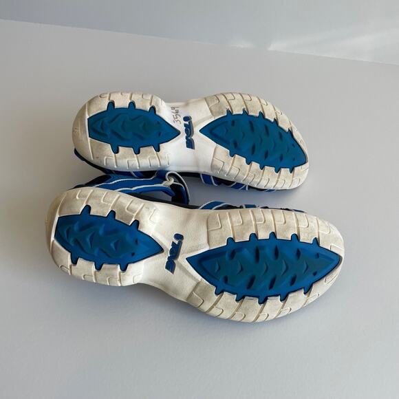 Teva Womens Tirra Strappy Sport Sandals Size 7.5 Blue Hiking Outdoor Athleisure - Picture 5 of 8